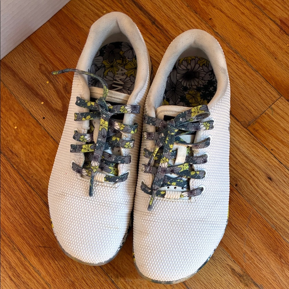NOBULL White Floral Athletic Shoes